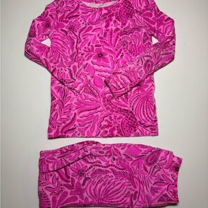 Lilly Pulitzer Vibrant Pink Kids Pajama Set